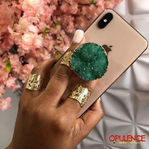Druzy Stone Pop Socket